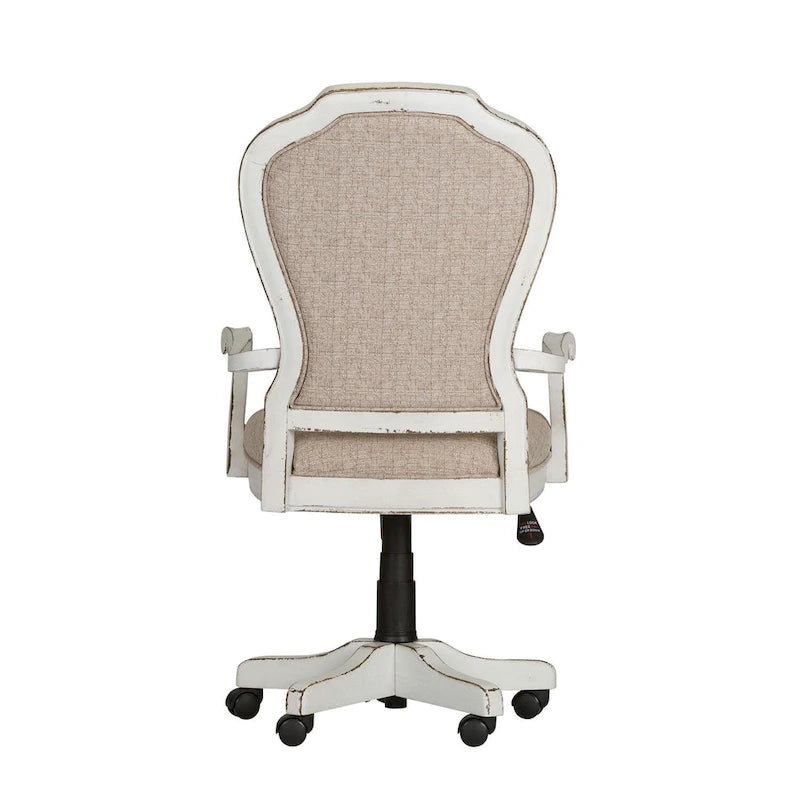 Chaise de bureau junior Magnolia Manor Antique White Weathered Bark