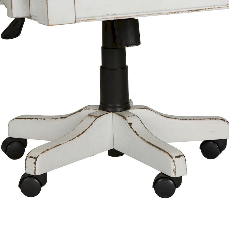 Chaise de bureau junior Magnolia Manor Antique White Weathered Bark