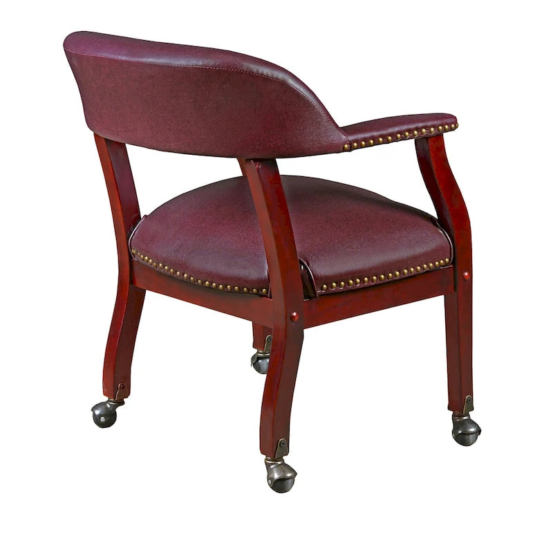 Chaise de capitaine Irving à roulettes - Bourgogne