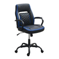 Fauteuil de bureau tapissé avec accoudoirs rembourrés