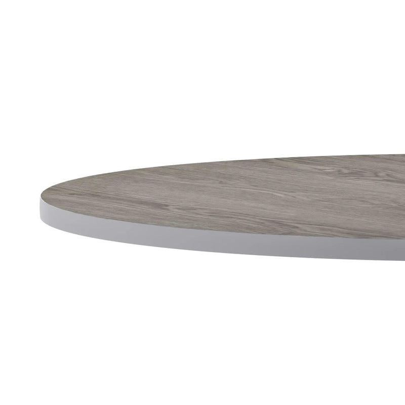 Dessus de table rond de 36 po avec dessus laminé réversible