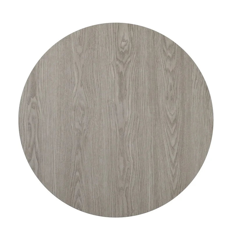 Dessus de table rond de 36 po avec dessus laminé réversible