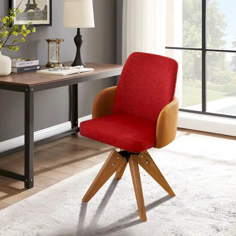 Chaise de bureau Art Leon Mid-century Modern Upholstered Home Office