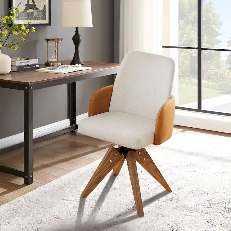 Chaise de bureau Art Leon Mid-century Modern Upholstered Home Office