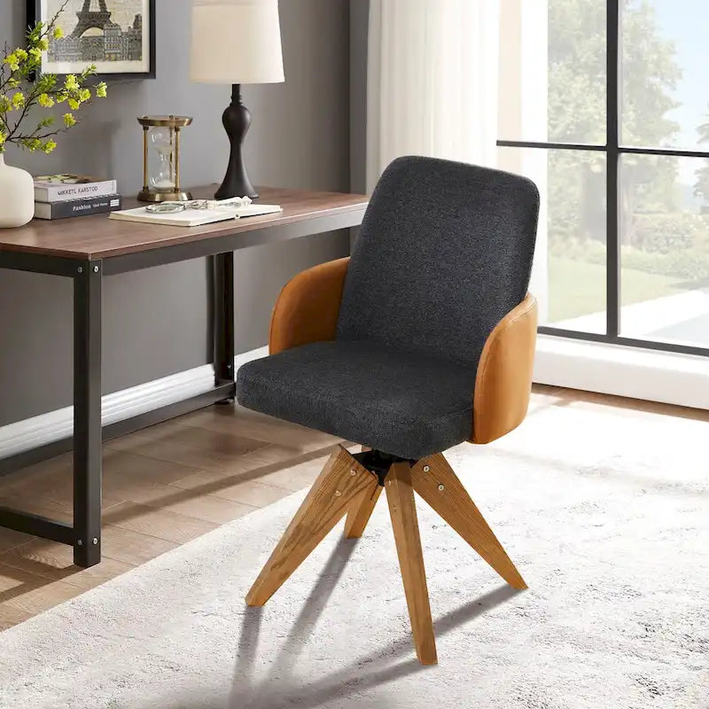 Chaise de bureau Art Leon Mid-century Modern Upholstered Home Office