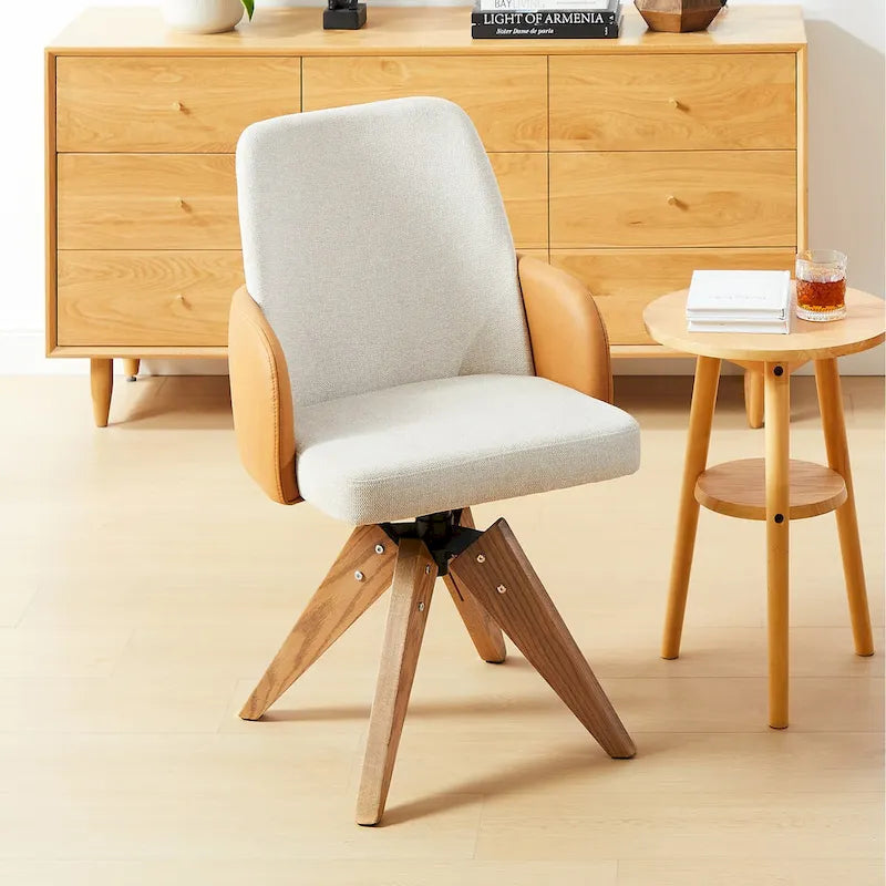Chaise de bureau Art Leon Mid-century Modern Upholstered Home Office