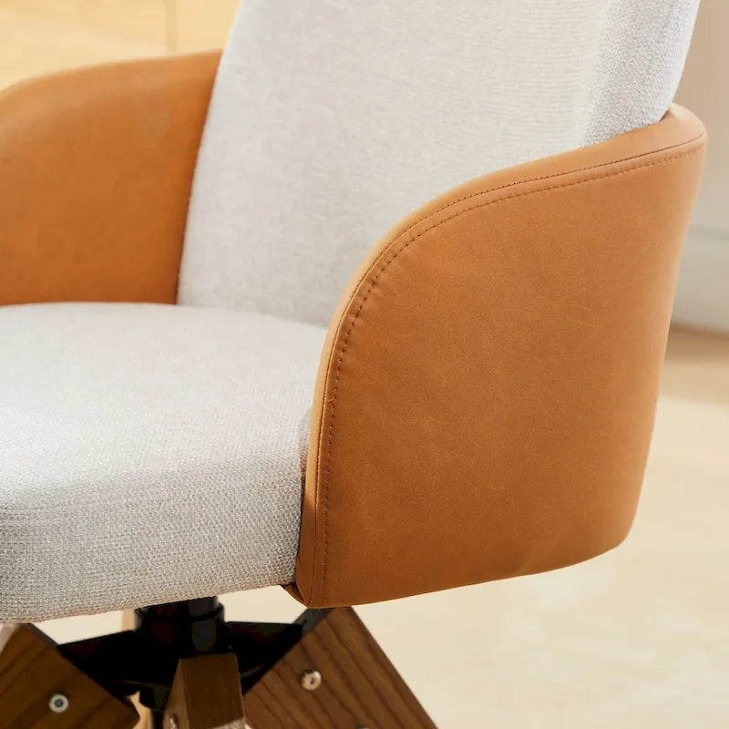 Chaise de bureau Art Leon Mid-century Modern Upholstered Home Office
