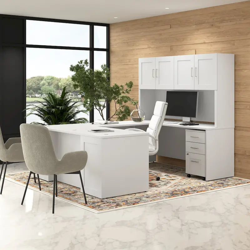 Retour de bureau Hampton Heights 42W par Bush Business Furniture