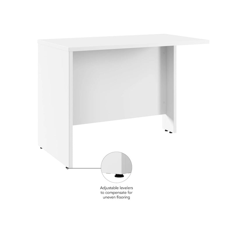 Retour de bureau Hampton Heights 42W par Bush Business Furniture