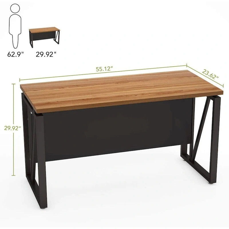 Bureau d'ordinateur de 55 pouces, table d'étude et de jeu pour la maison et le bureau