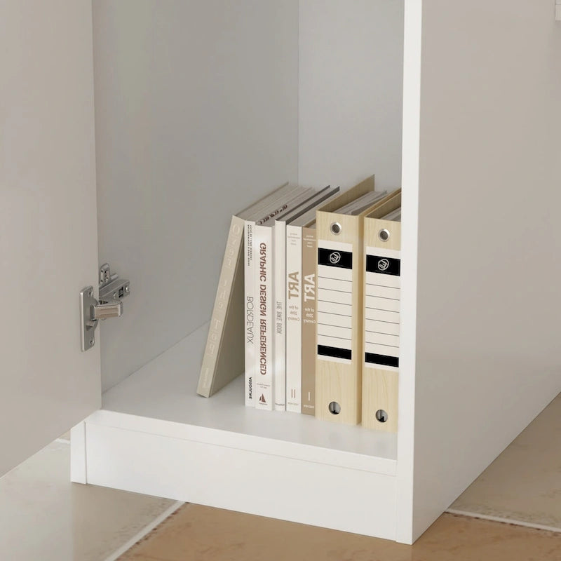 FUFU&GAGA Bureau d'accueil rectangulaire en bois Secrétaire Bureau d'ordinateur