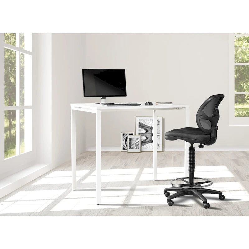 Bureau haut 42 po noir ou blanc