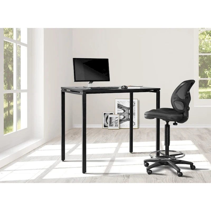 Bureau haut 42 po noir ou blanc