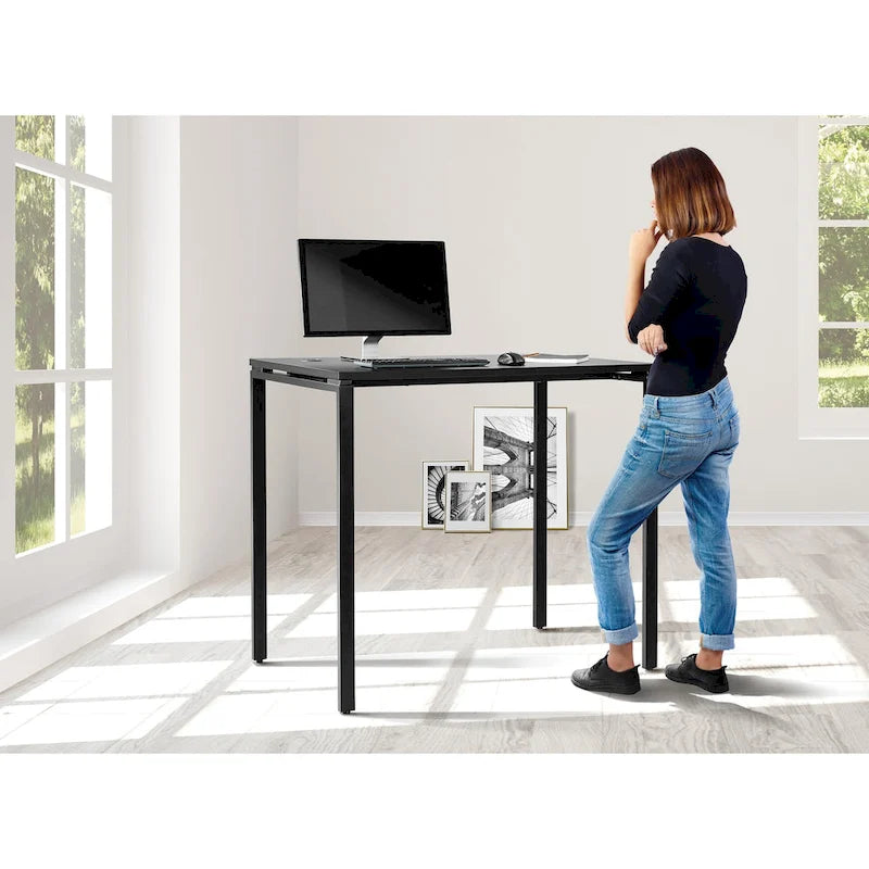 Bureau haut 42 po noir ou blanc