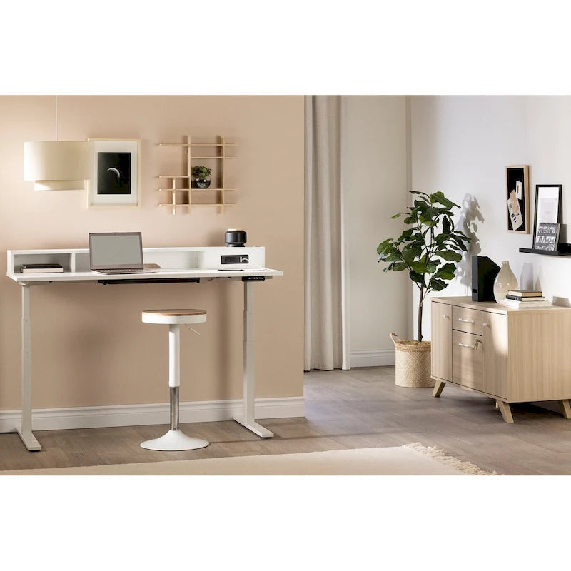 Cabinet de rangement 2 tiroirs avec portes Helsy de South Shore