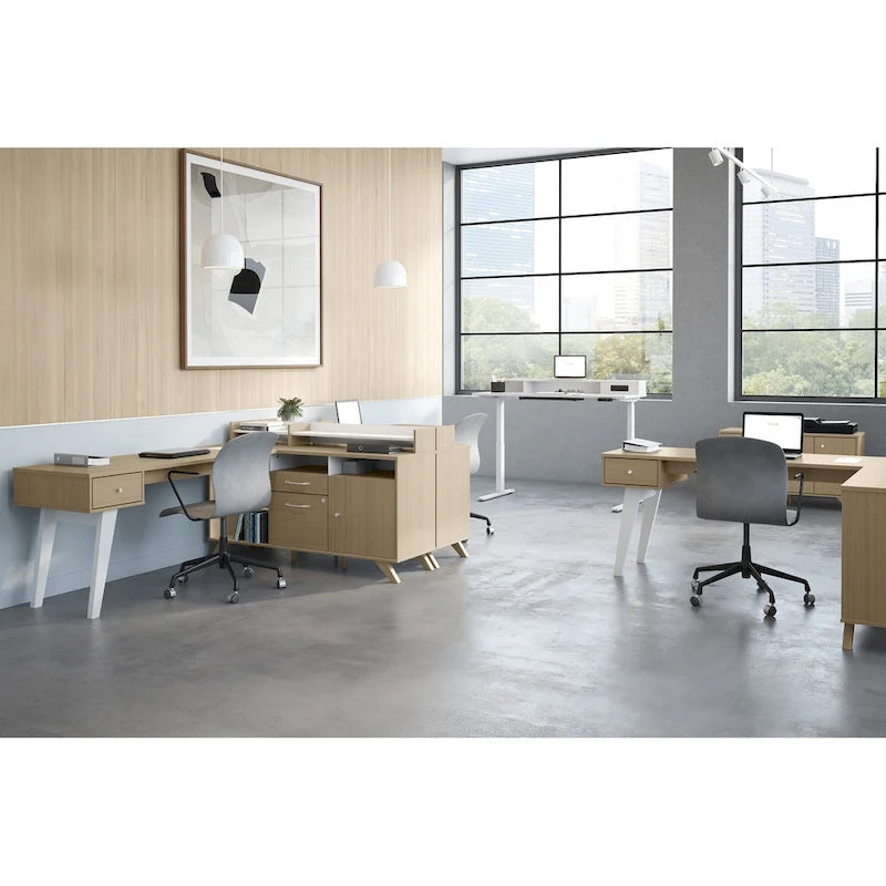 Cabinet de rangement 2 tiroirs avec portes Helsy de South Shore
