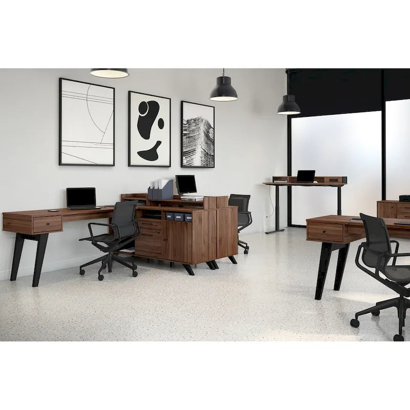 Cabinet de rangement 2 tiroirs avec portes Helsy de South Shore