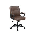 Chaise de bureau réglable en hauteur avec accoudoirs rembourrés