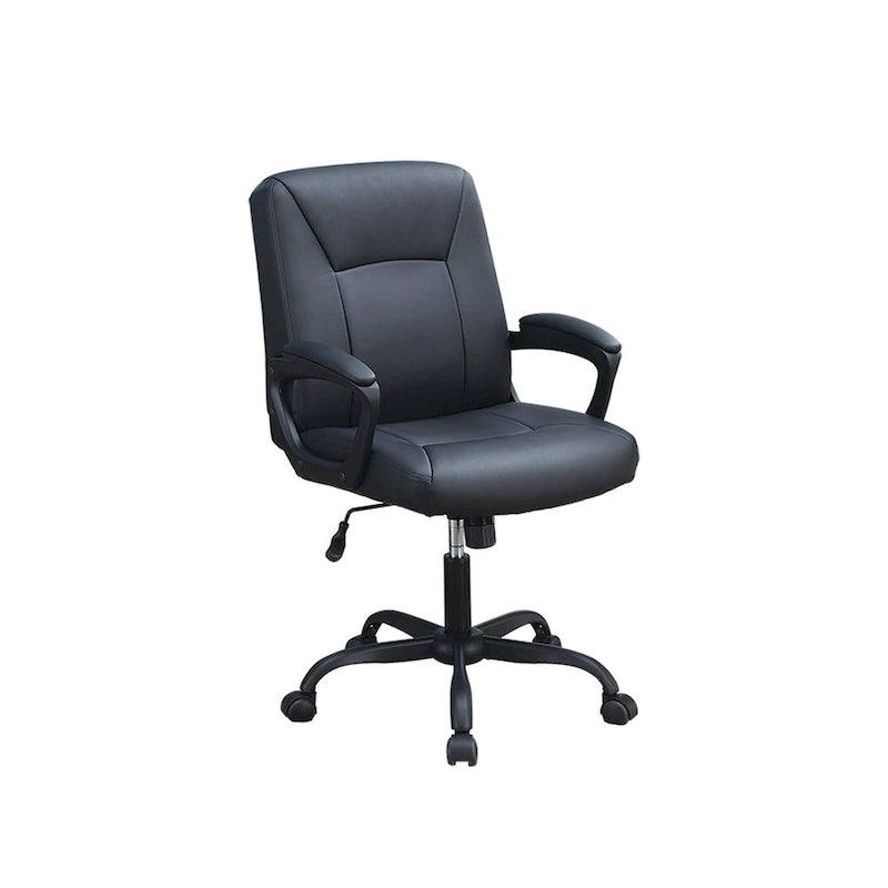 Chaise de bureau réglable en hauteur avec accoudoirs rembourrés