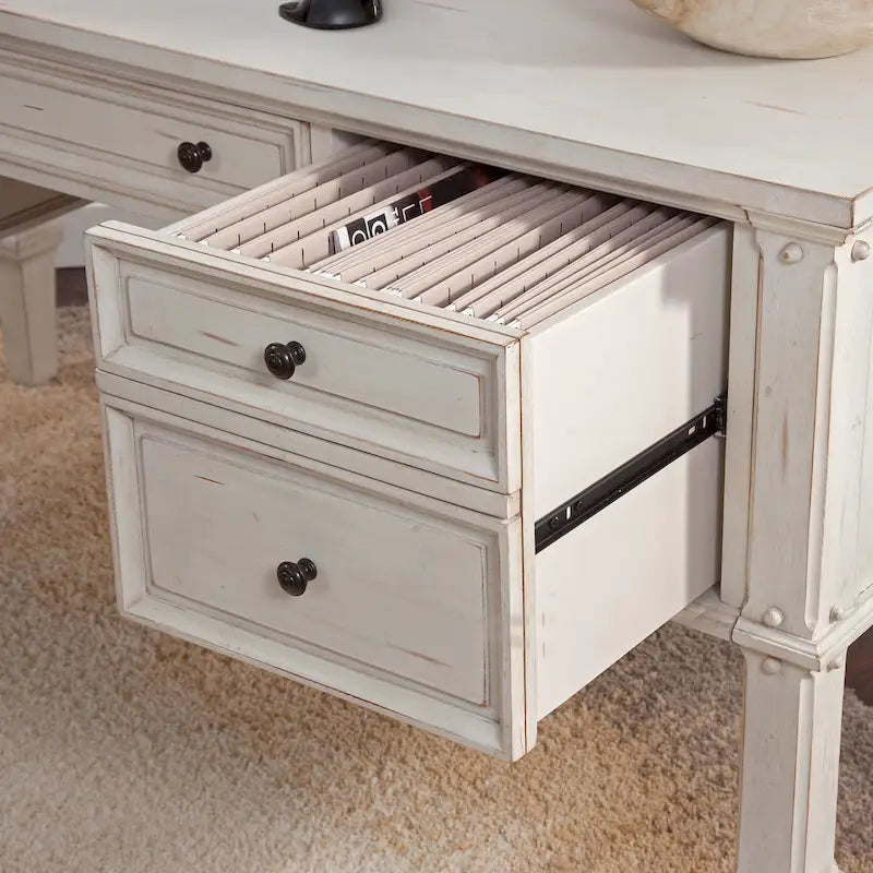 Bureau de rangement Harbor Point Vintage de 60 po