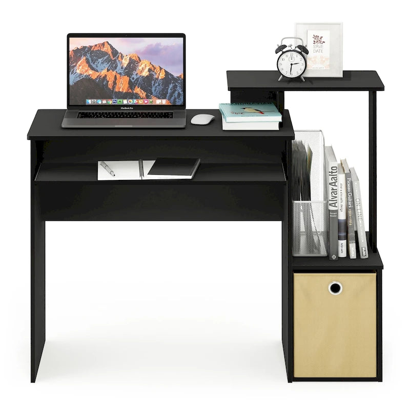 Bureau polyvalent avec poubelle de rangement