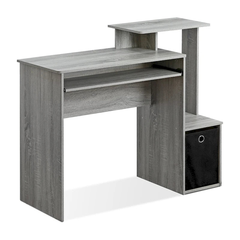 Bureau polyvalent avec poubelle de rangement