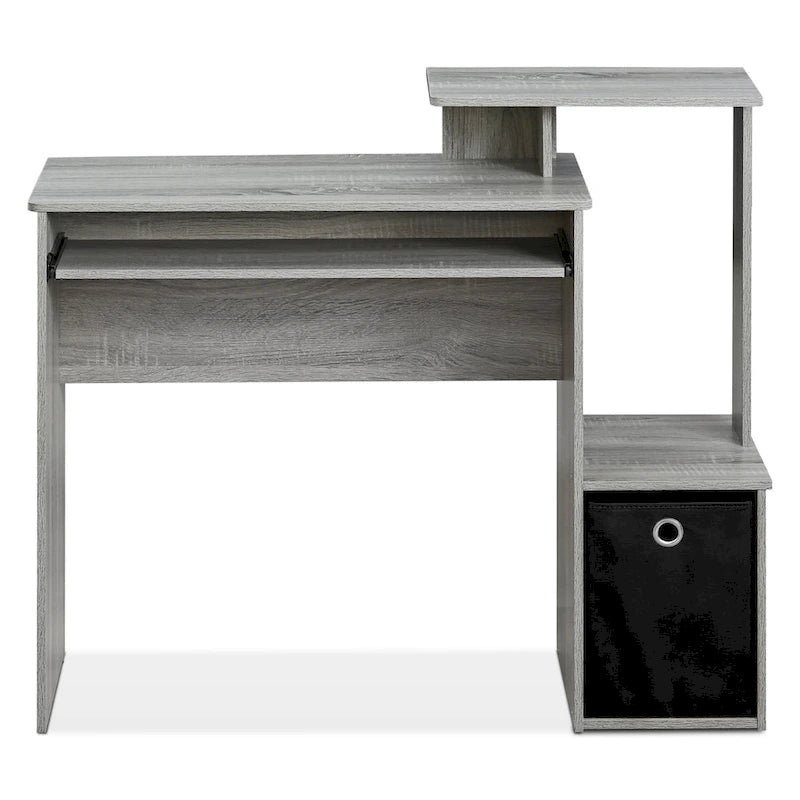 Bureau polyvalent avec poubelle de rangement