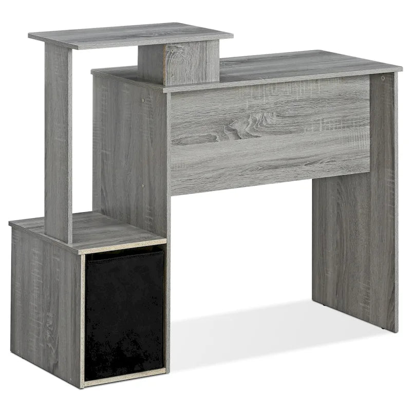 Bureau polyvalent avec poubelle de rangement