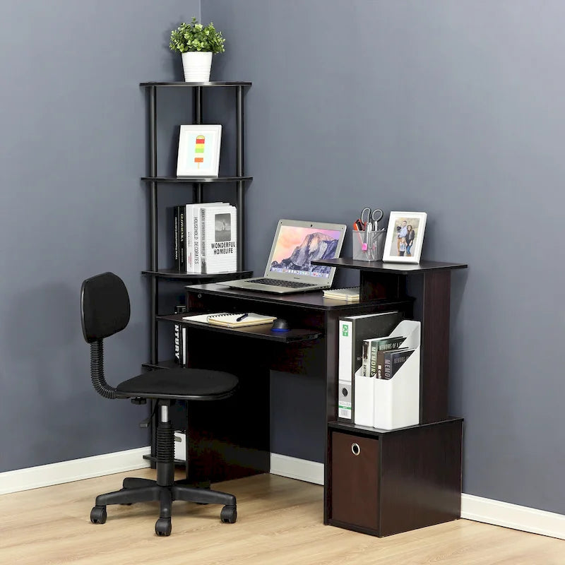 Bureau polyvalent avec poubelle de rangement