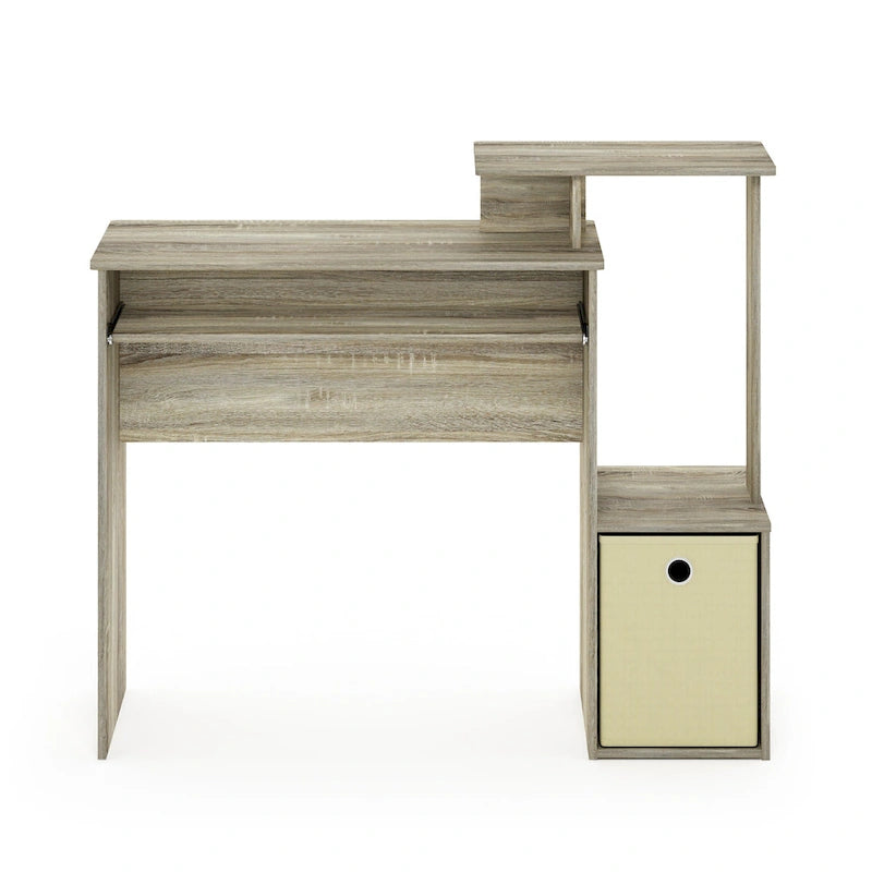 Bureau polyvalent avec poubelle de rangement