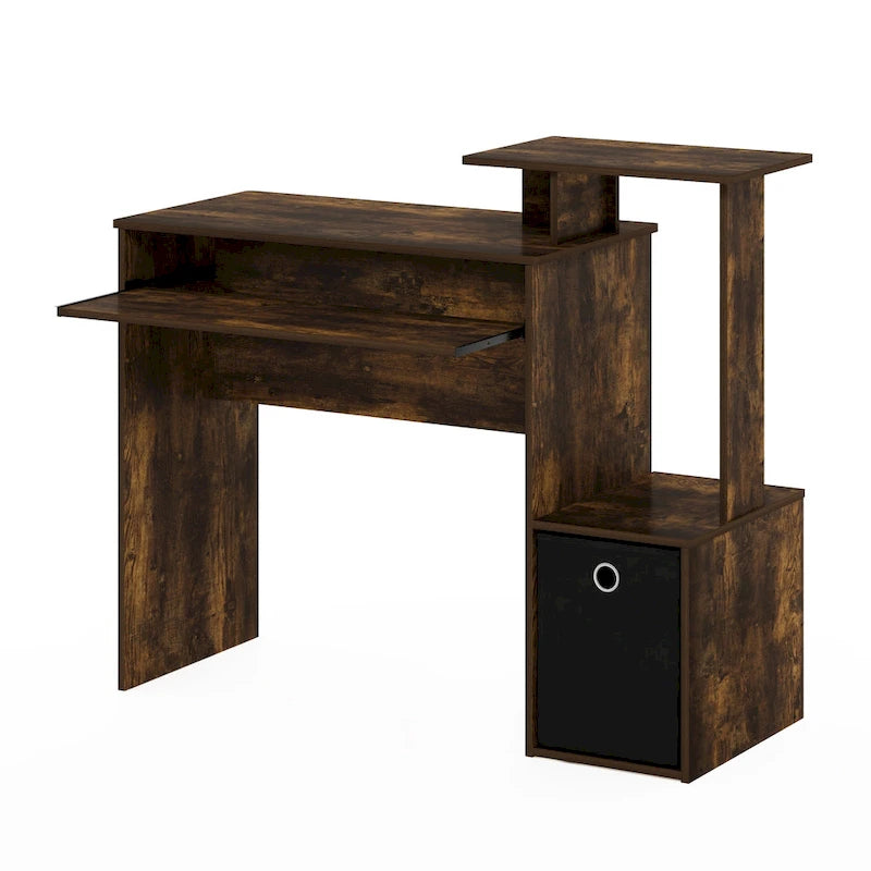 Bureau polyvalent avec poubelle de rangement