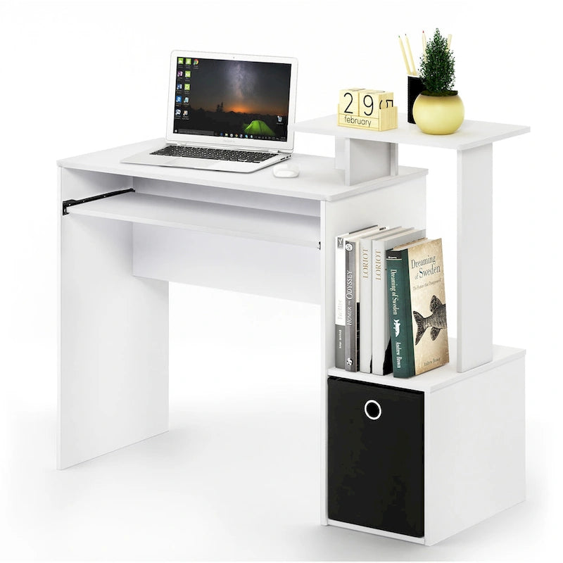 Bureau polyvalent avec poubelle de rangement