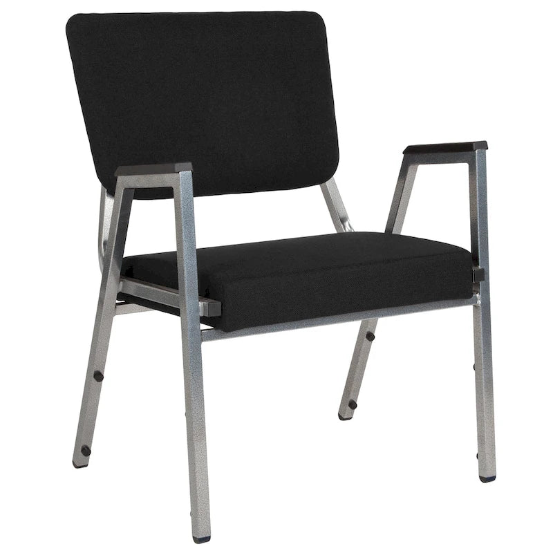 Fauteuil d'accueil médical bariatrique avec capacité de 680 kg et traitement antimicrobien