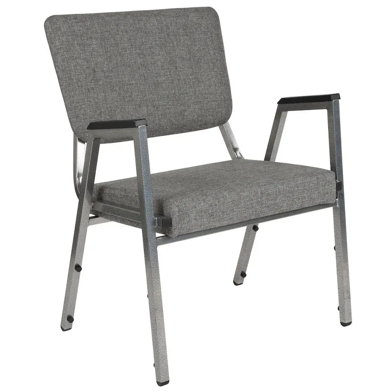 Fauteuil d'accueil médical bariatrique avec capacité de 680 kg et traitement antimicrobien