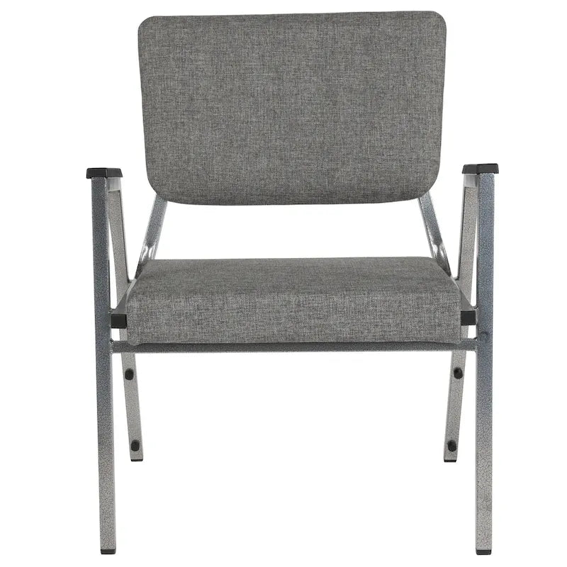 Fauteuil d'accueil médical bariatrique avec capacité de 680 kg et traitement antimicrobien