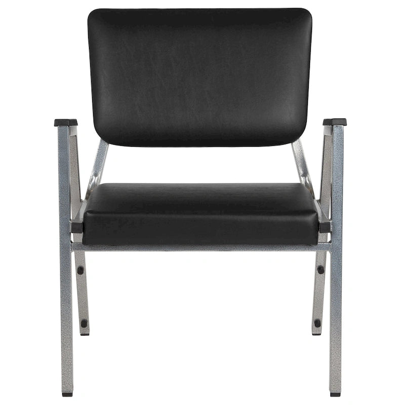 Fauteuil d'accueil médical bariatrique avec capacité de 680 kg et traitement antimicrobien