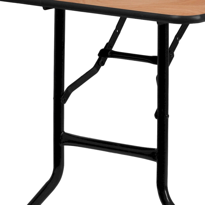 Table pliante en bois naturel