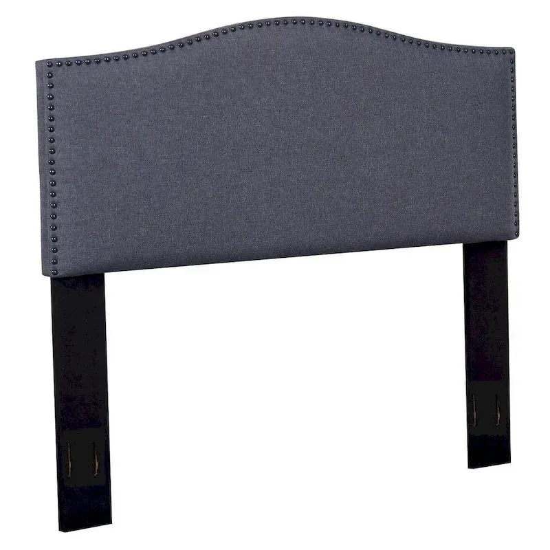 Tête de lit en tissu capitonnée avec clous décoratifs Grand lit/Très grand lit