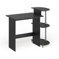 Bureau informatique compact et moderne en bois avec étagères Porch & Den Baruch