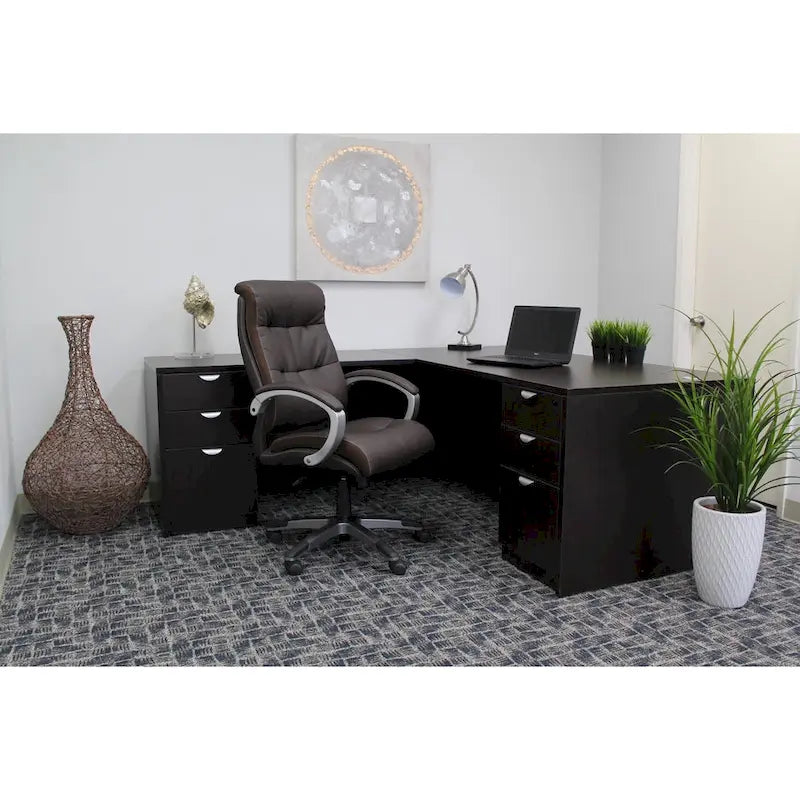 Fauteuil de direction à dossier haut Boss Double Plush