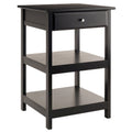 Porch & Den Bertha Black Printer Stand