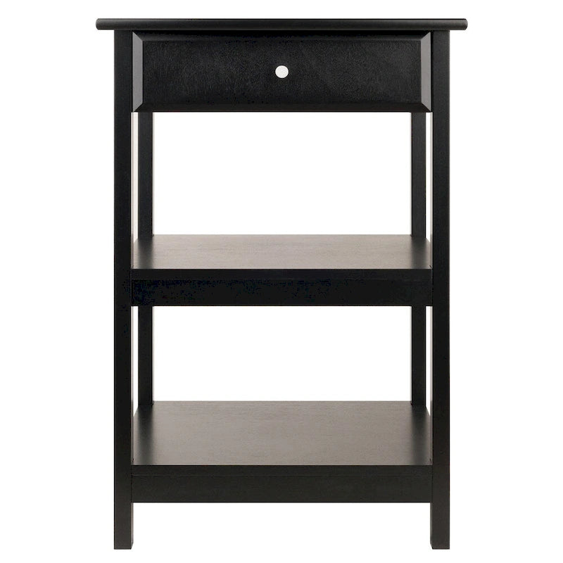 Meuble d'imprimante noir Porch & Den Bertha