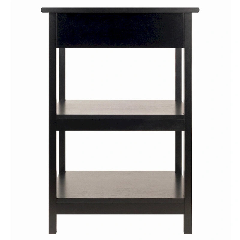 Meuble d'imprimante noir Porch & Den Bertha