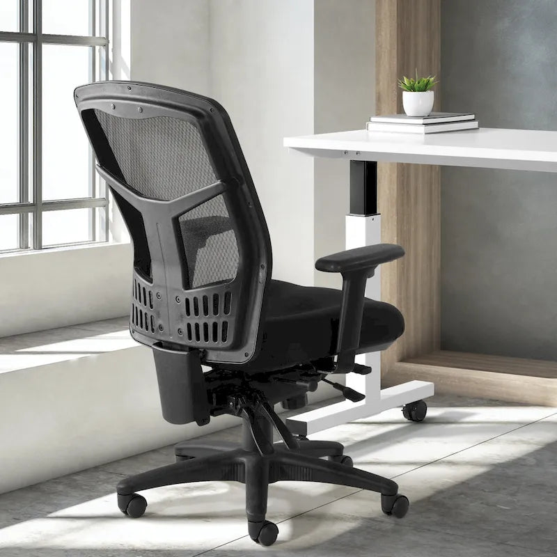 Chaise de bureau Pro-Line II ProGrid noire respirante à dossier fixe