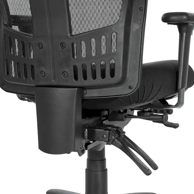 Chaise de bureau Pro-Line II ProGrid noire respirante à dossier fixe