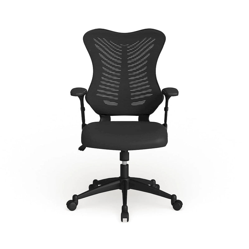 Chaise de bureau ergonomique pivotante de direction haut de gamme avec accoudoirs réglables