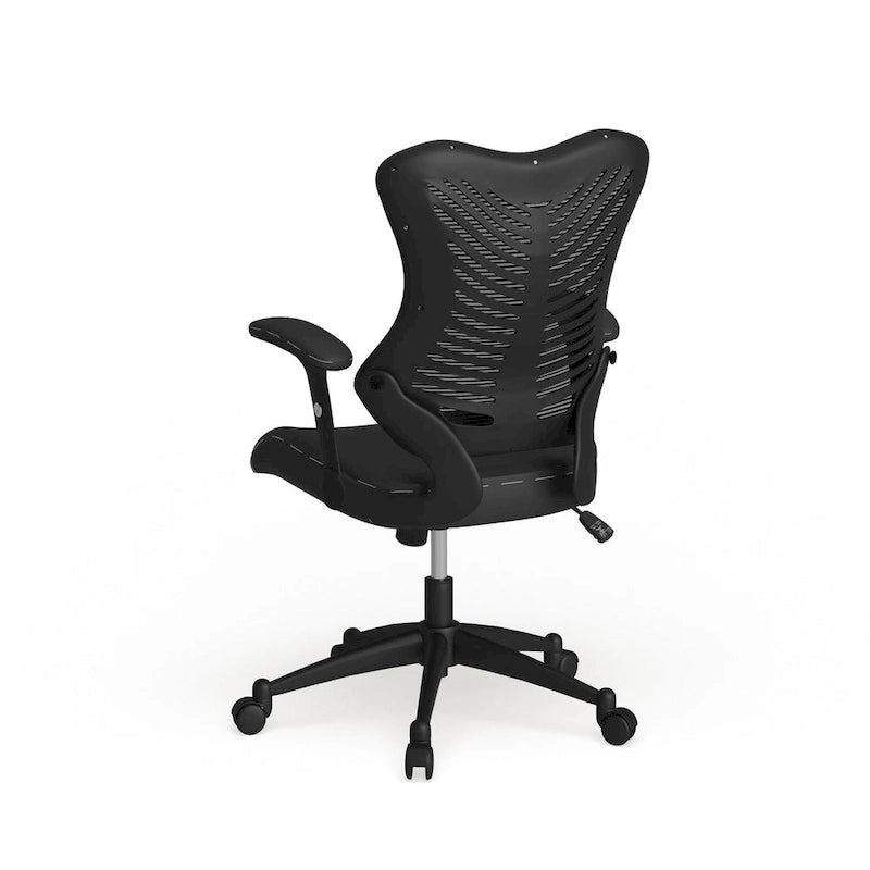 Chaise de bureau ergonomique pivotante de direction haut de gamme avec accoudoirs réglables