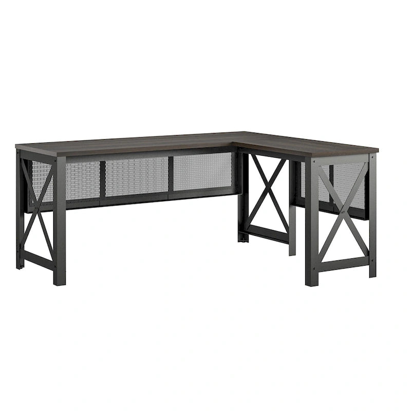 Bureau en L avec plateau relevable Leighton d'Avenue Greene