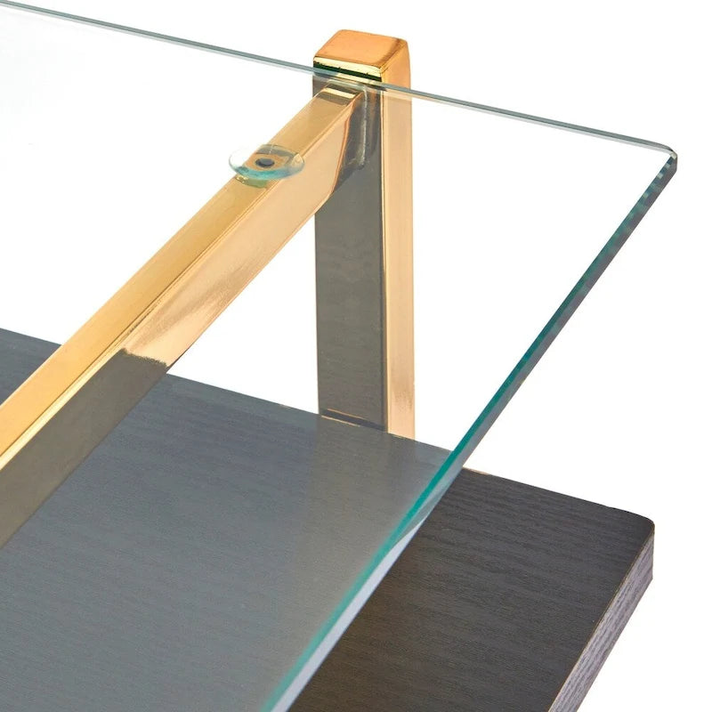 Lifestorey Thayer Bureau en Verre Mid-Century