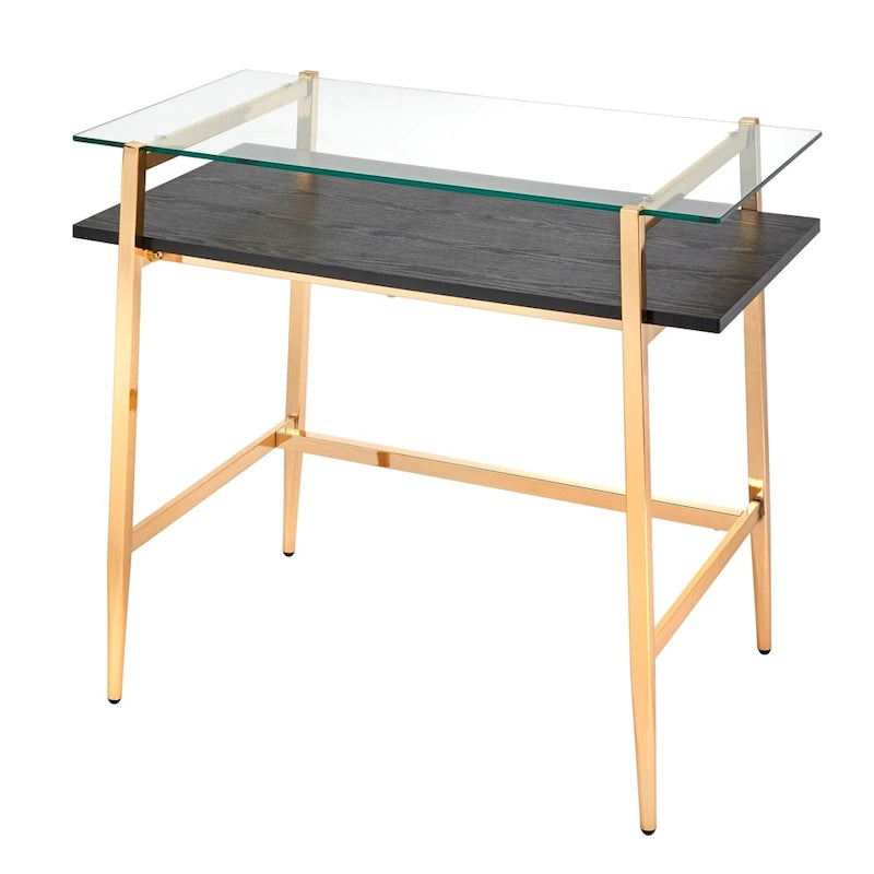 Lifestorey Thayer Bureau en Verre Mid-Century